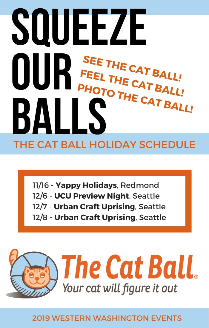 Cat Ball fall and winter 2019 events in the Seattle area