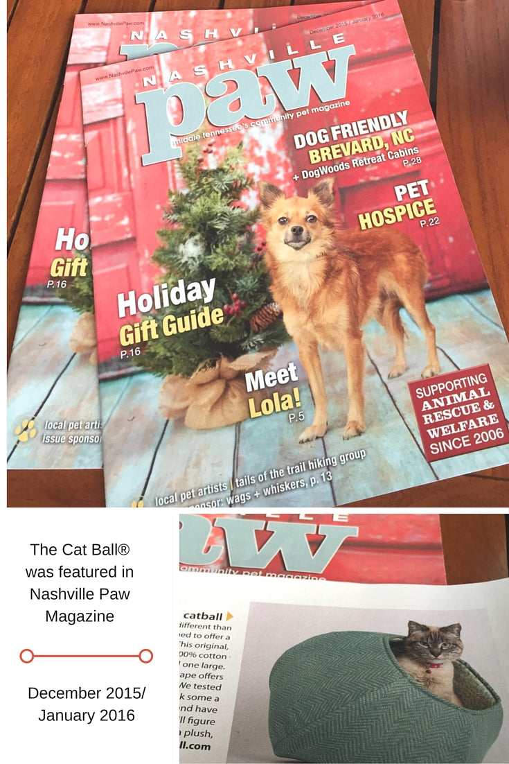 The Cat Ball in Nashville Paw magazine, December 2015