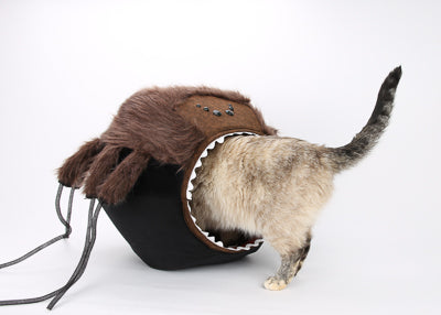 Our spider Cat Ball® cat bed is a variant of our standard size Cat Ball®, and suitable for pets to about 19 pounds. 