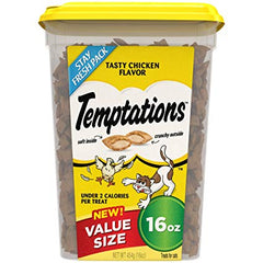 Temptations cat treats in this 16 oz. tub