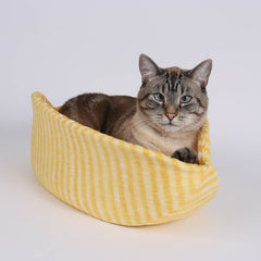 the CAT CANOE cat bed is made by The Cat Ball, LLC