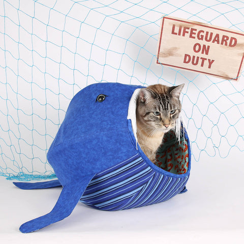The whale Cat Ball cat bed