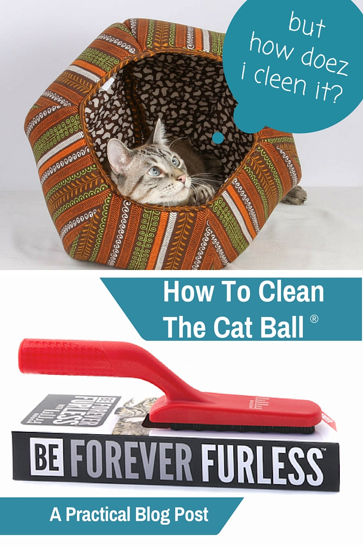A blog post on how to clean the Cat Canoe and Cat Ball cat bed 