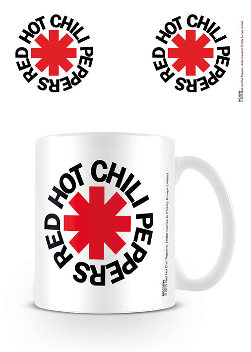 Pyramid: Red Hot Chili Peppers (Logo White) - Coffee Mug