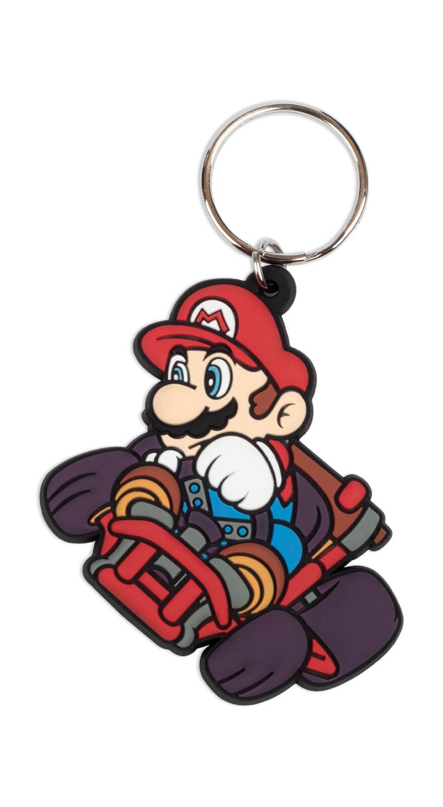 Pyramid: Mario Kart (Mario Drift) - Rubber Keychains