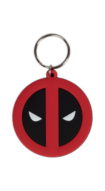 Pyramid: Deadpool (Symbol) - Rubber Keychains