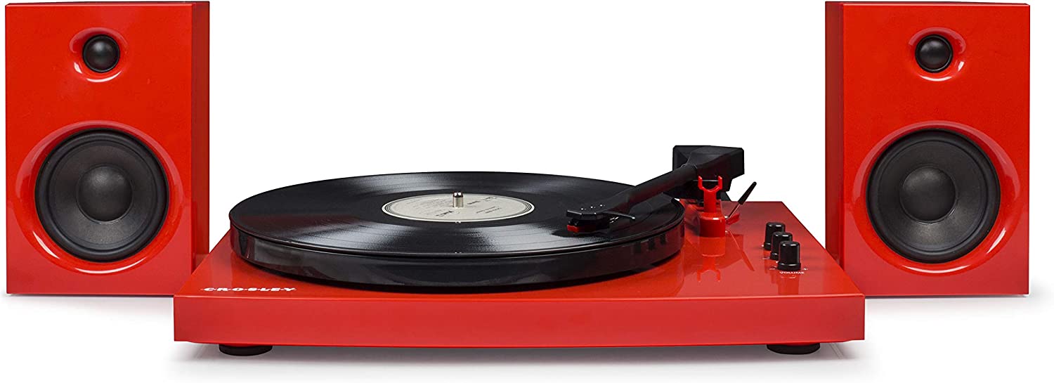 crosley t100 stereo turntable