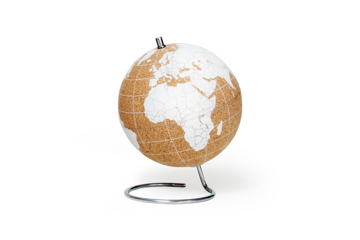 Suck UK Small White Cork Globe