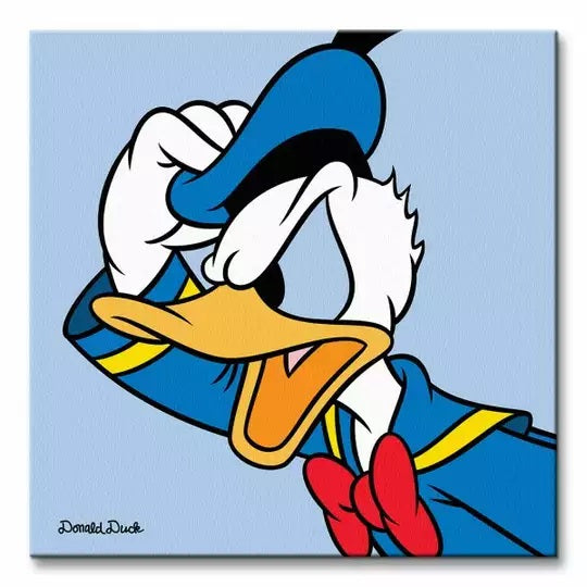 Pyramid: Donald Duck (Blue) - Canvas Prints