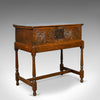 Antique Bible Box on Stand, English, Oak, Chest, 17th Century & Later