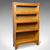 Antique Barrister's Bookcase, Four Section, Glazed, Globe Wernicke Taste c.1910