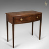 Antique Side Table, Mahogany, Bow Fronted, English, George III, c.1770