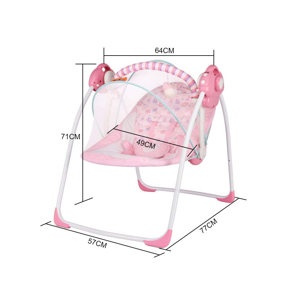 pink infant swing