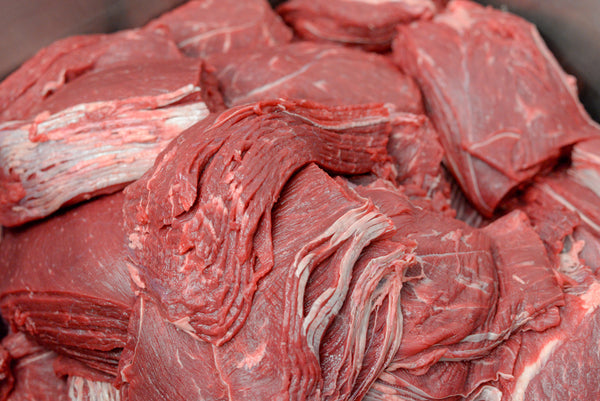 Sliced Beef Jerky Meat Top Round Raw