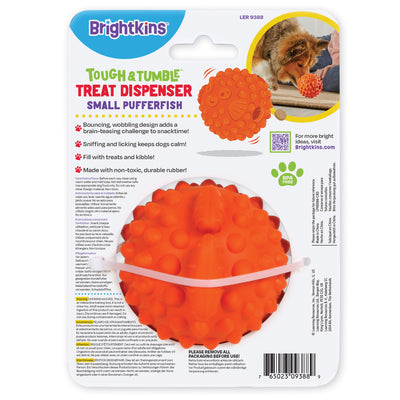 Brightkins Pufferfish Treat Dispenser - Small -- Brightkins Pet - Shop The Paw