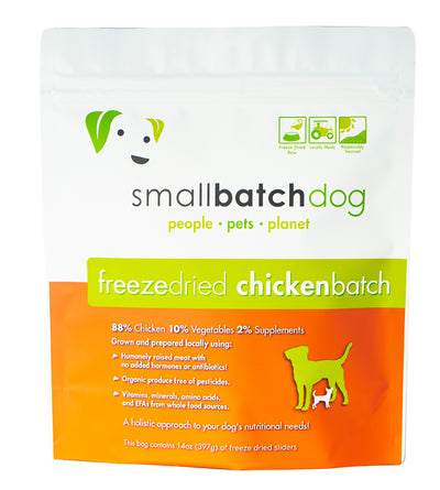 Smallbatch Freeze Dried Raw Slider - Chicken Sliders - Non-prescription Dog Food - Smallbatch - Shop The Paw