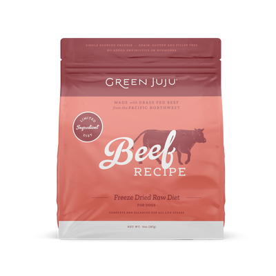 Green Juju Freeze-dried Raw Food | Beef - Food - Green Juju - Shop The Paw