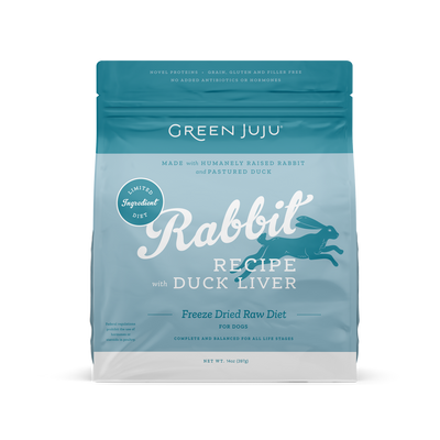 Green Juju Freeze-dried Raw Food | Rabbit - Food - Green Juju - Shop The Paw