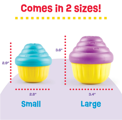Brightkins Cupcake Treat Dispenser - Small -- Brightkins Pet - Shop The Paw