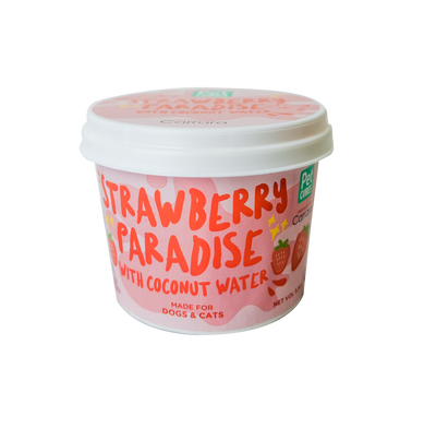 PetCubes Strawberry Paradise 3.5oz - Treats - PetCubes - Shop The Paw