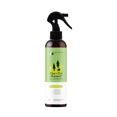 Kin+Kind Flea|Tick Protect Spray - Lemongrass [NEW] - Grooming - Kin+Kind - Shop The Paw