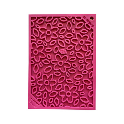 Sodapup - Flower e-mat (Enrichment Licking Mat) - Pink | Small - Toys - Sodapup - Shop The Paw