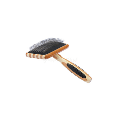 Bass Brushes Dematting Slicker Style Pet Brush (Striped | Soft Pin | 4 Sizes) - Grooming - Bass Brushes - Shop The Paw