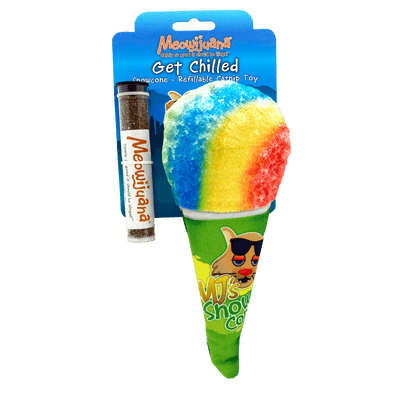 Meowijuana - Get Chilled Refillable Snowcone Catnip Cat Toys | Toys | Meowijuana - Shop The Paws