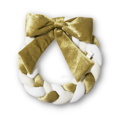 Bailey Christmas Gold Wreath | Large - Dog Toys - Bailey - Shop The Paw