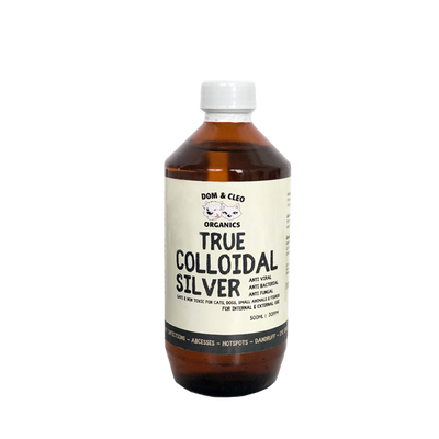 Dom & Cleo Organics True Colloidal Silver | Supplement | Dom & Cleo - Shop The Paws