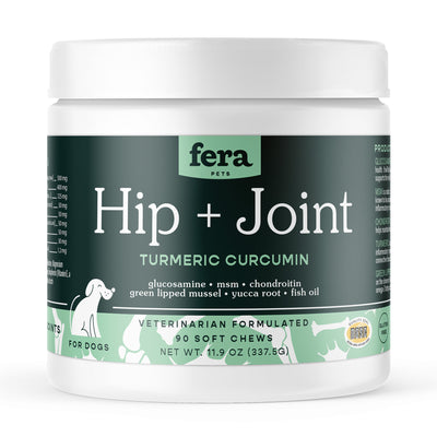 Fera Pet Organics Hip & Joint for Dogs (60 softchews) | Supplement | Fera Pet Organics - Shop The Paws