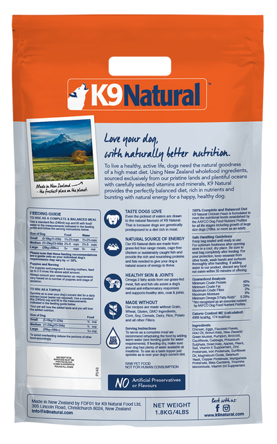 K9 Natural Freeze Dried Chicken Feast | Food | K9 Natural - Shop The Paws