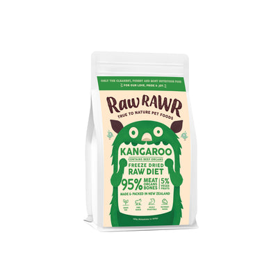 Raw Rawr Freeze Dried Raw Diet - Kangaroo and Beef | Food | Raw Rawr - Shop The Paws