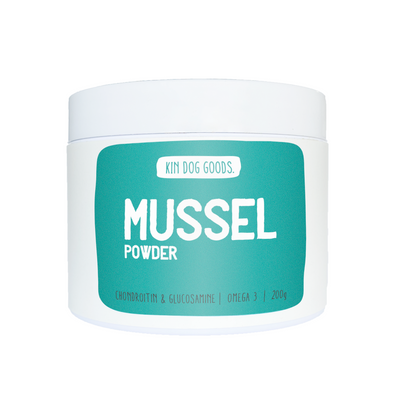 Kin Dog Goods Mussels Powder - 200g | Supplement | KIN DOG GOODS - Shop The Paws