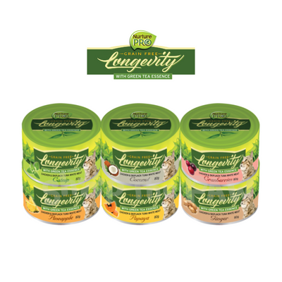 NurturePRO Longevity Grain-Free Cat Food 24 cans (6 Types) - Cat Food - NurturePRO - Shop The Paw