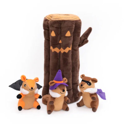 ZippyPaws Halloween Burrow™ - Haunted Log - Toys - ZippyPaws - Shop The Paw