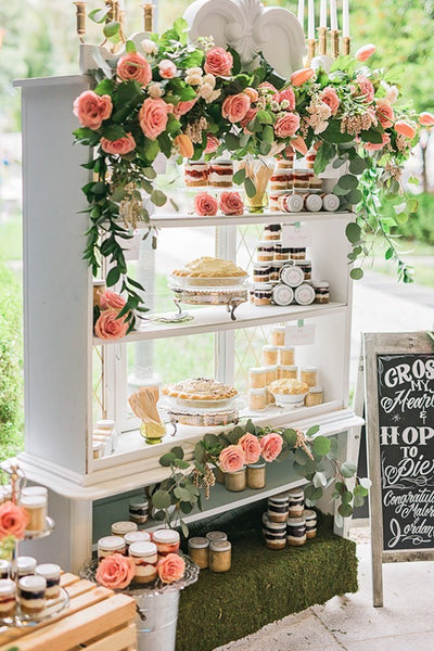 dessert shelf