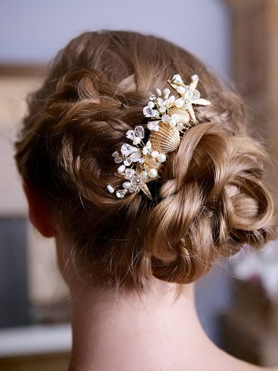 bridal hair comb