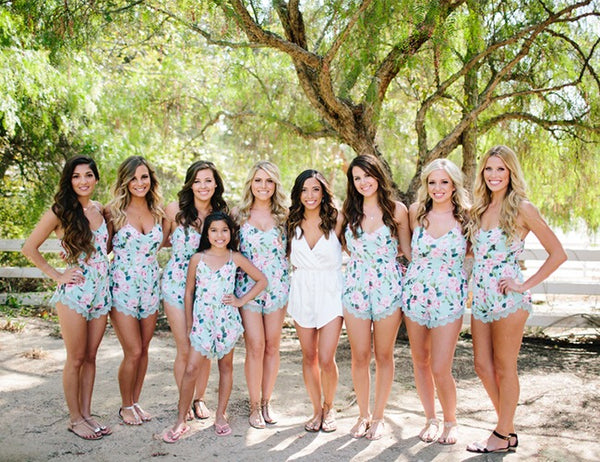 rompers for bridesmaids