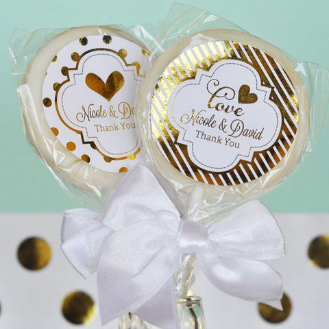 wedding lollipops