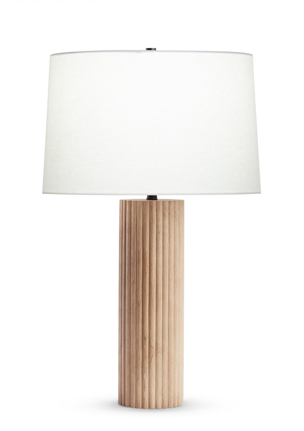 Reeded Table Lamp