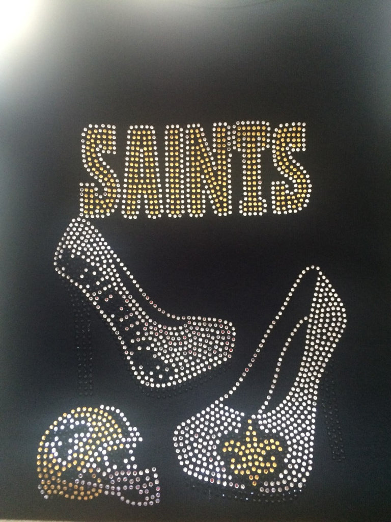 new orleans saints bling t shirt