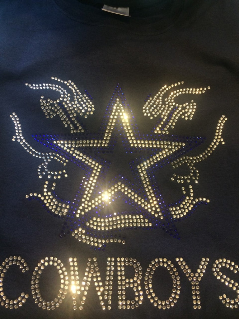 dallas cowboys glitter shirt