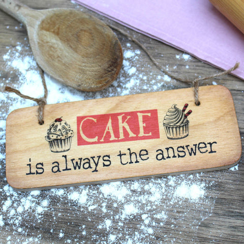 Personalised Rustic Wooden Baking Signs by Wotmalike