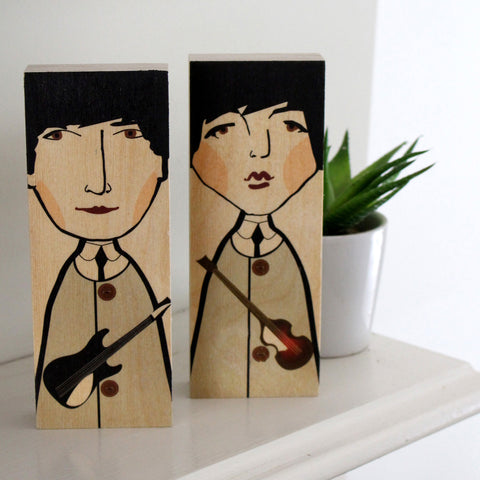 John Lennon and Paul McCartney by Wotmalike Ltd