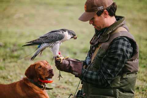 Adam Hein from On The Fly Outfitters with Falcon