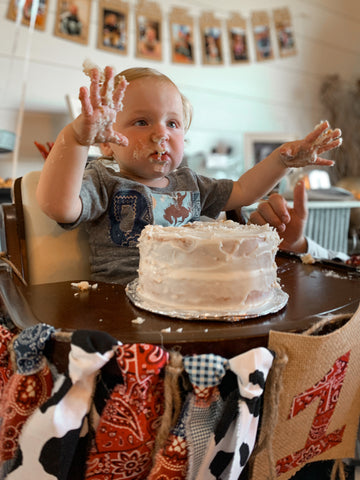 Cowboy Smash Cake