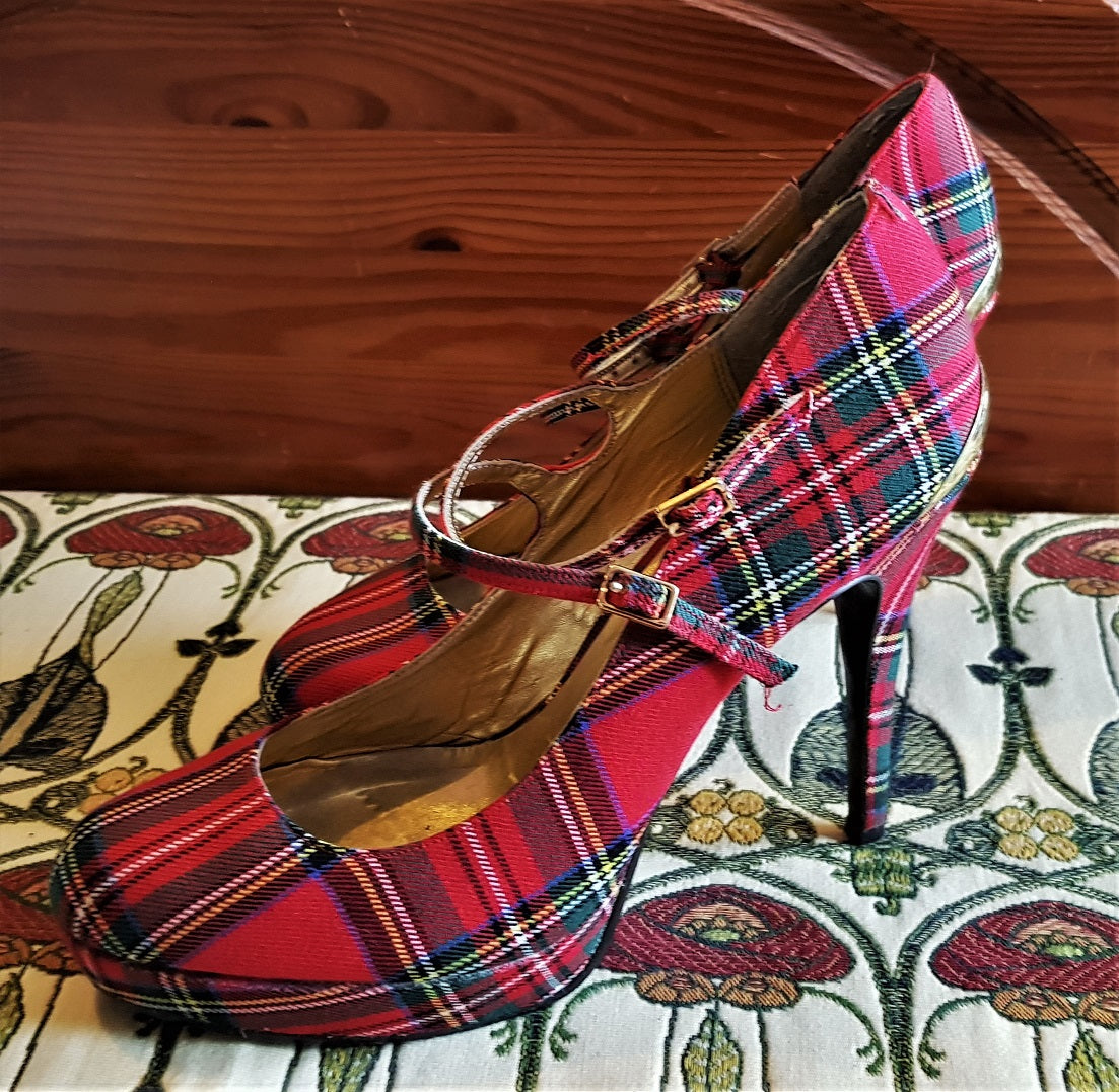 tartan heels new look
