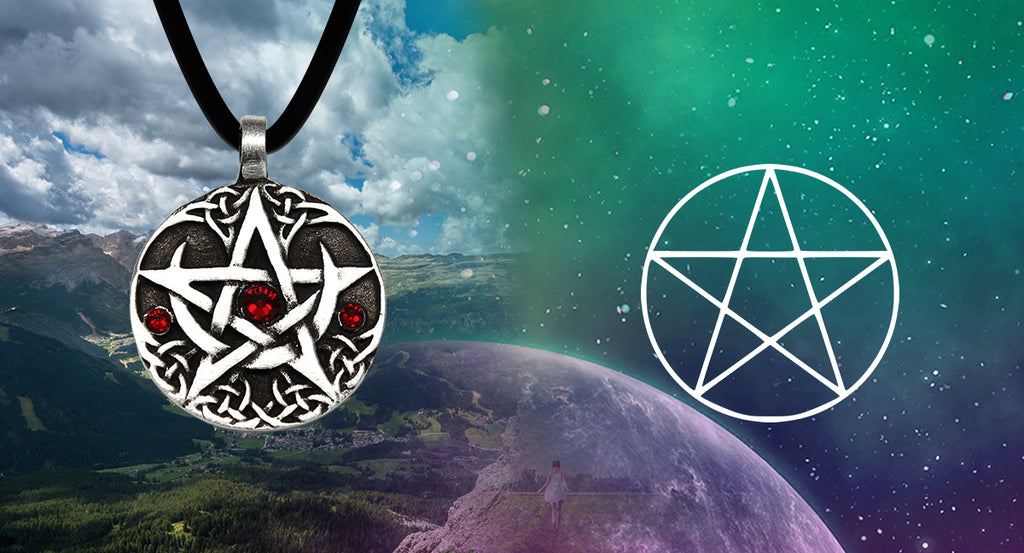 pentacle necklace and pentacle symbol