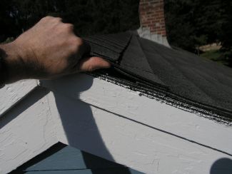 asphalt shingle layers